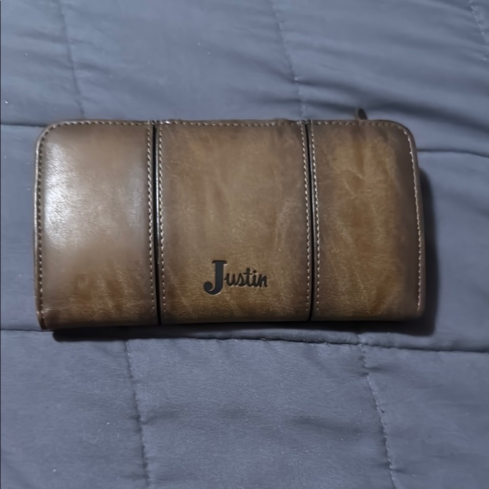 Justin Boots Women’s Brown Leather Wallet